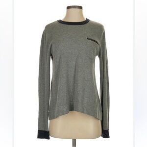 Rag & Bone Women's Gray Long Sleeve Thin Knit Sweater Top